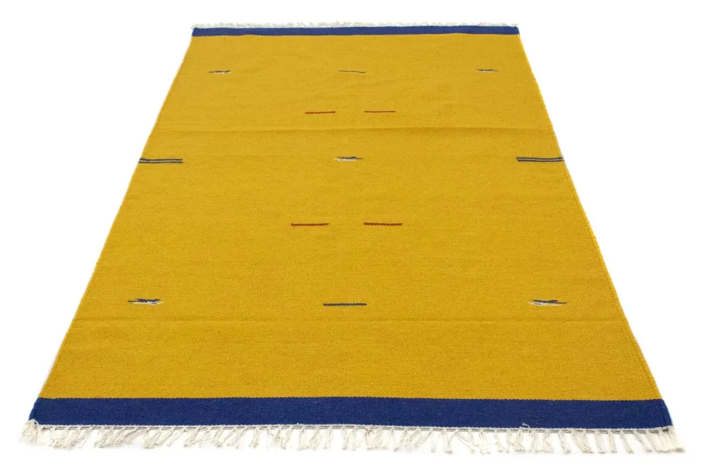 Kelim teppe - Trendy - 180 x 120 cm - gul