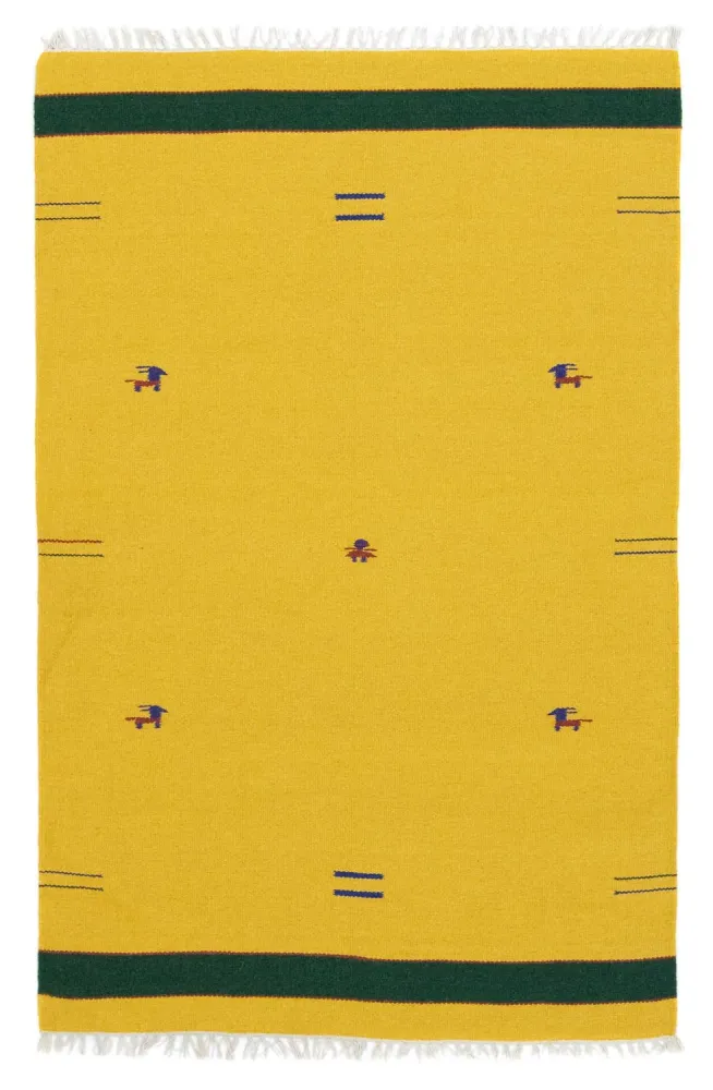 Kelim teppe - Trendy - 180 x 120 cm - gul