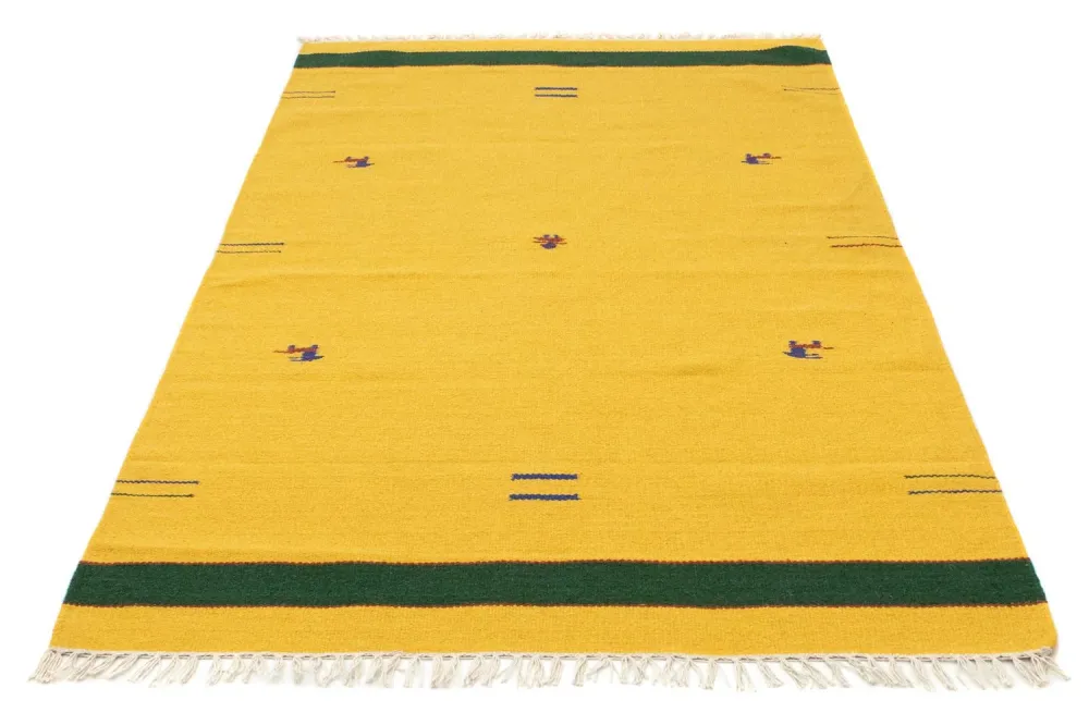Kelim teppe - Trendy - 180 x 120 cm - gul