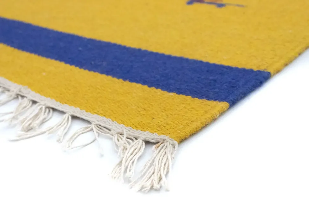 Kelim teppe - Trendy - 180 x 120 cm - gul