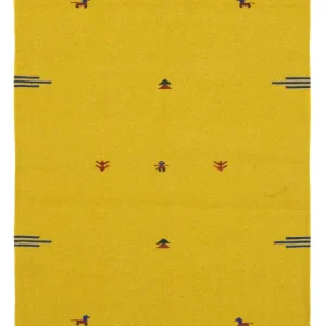 Kelim teppe - Trendy - 180 x 120 cm - gul