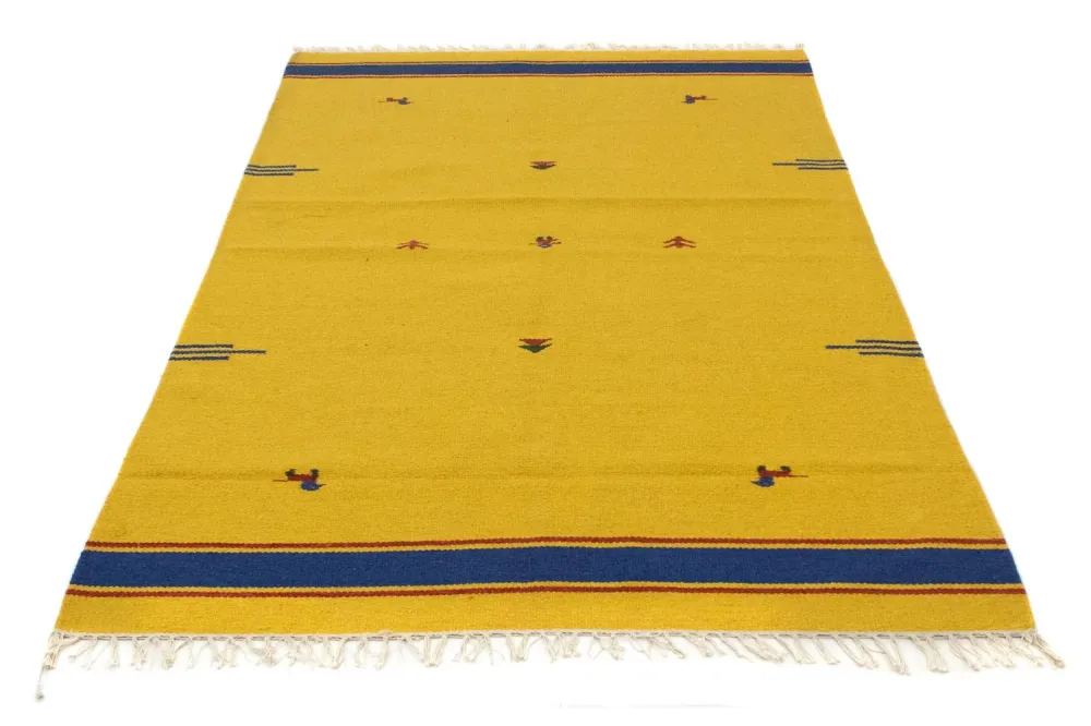 Kelim teppe - Trendy - 180 x 120 cm - gul