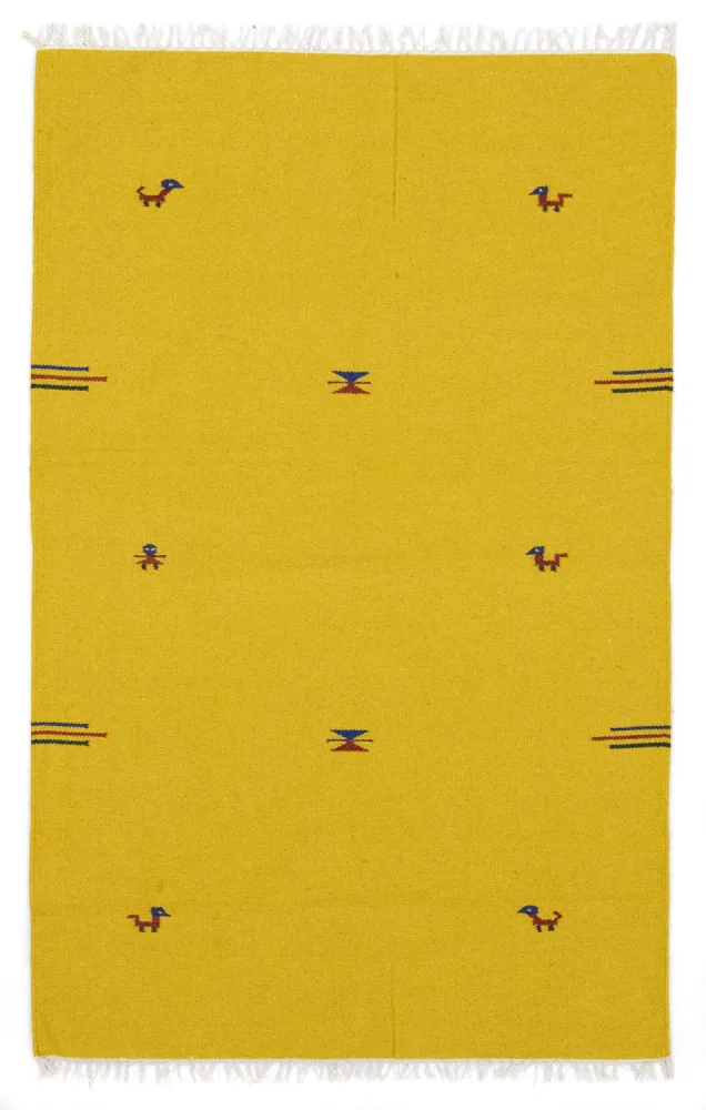 Kelim teppe - Trendy - 180 x 120 cm - gul