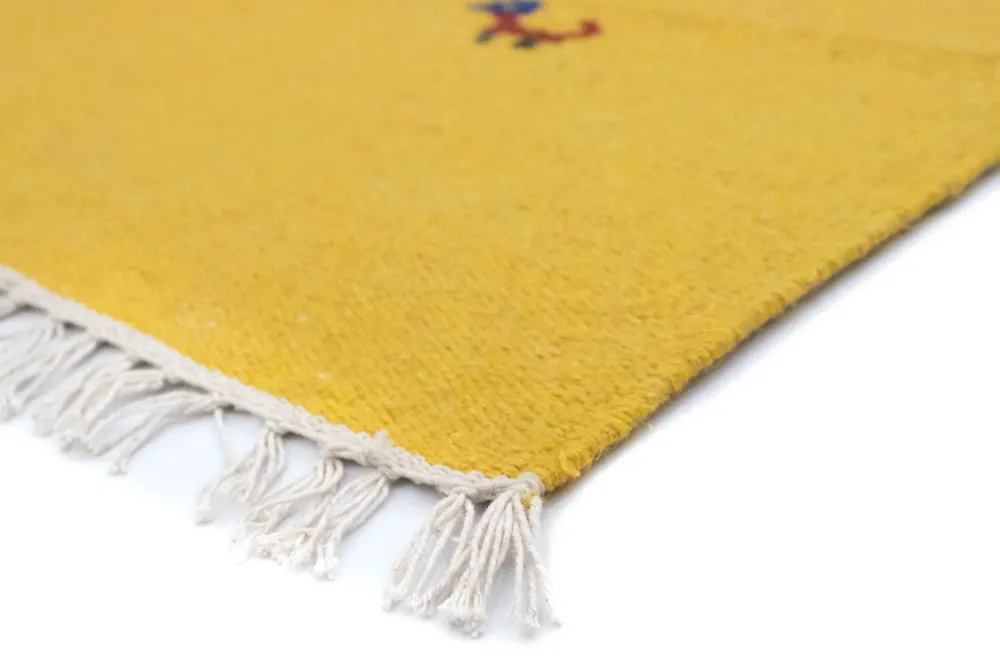 Kelim teppe - Trendy - 180 x 120 cm - gul