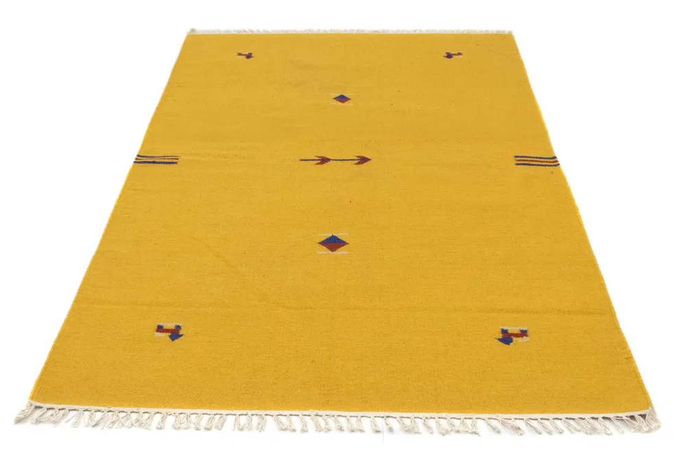 Kelim teppe - Trendy - 180 x 120 cm - gul