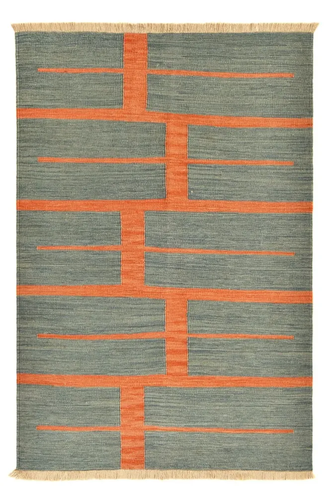 Kelim teppe - Trendy - 185 x 123 cm - flerfarget
