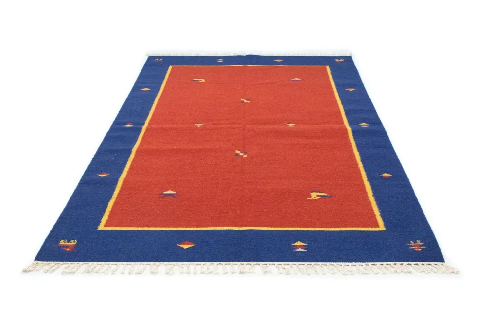 Kelim teppe - Trendy - 200 x 140 cm - rød