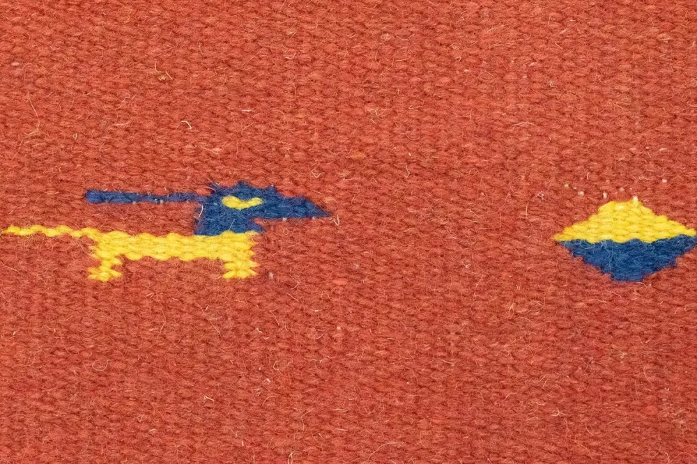 Kelim teppe - Trendy - 200 x 140 cm - rød