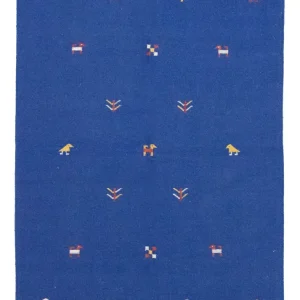 Kelim teppe - Trendy - 200 x 140 cm - blå