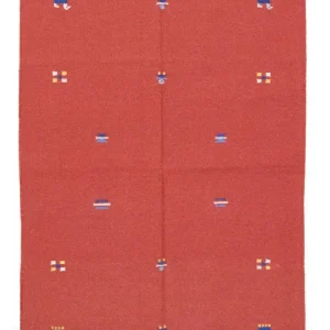 Kelim teppe - Trendy - 200 x 140 cm - rød
