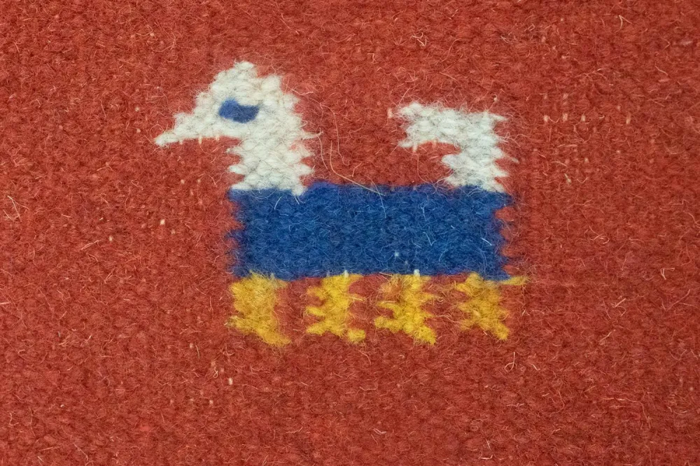 Kelim teppe - Trendy - 200 x 140 cm - rød