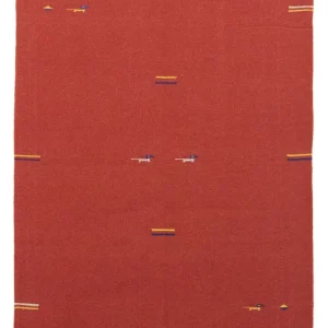 Kelim teppe - Trendy - 200 x 140 cm - rød