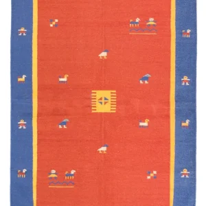 Kelim teppe - Trendy - 200 x 140 cm - flerfarget