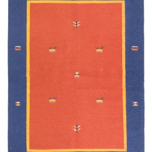 Kelim teppe - Trendy - 200 x 140 cm - flerfarget