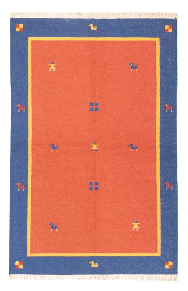 Kelim teppe - Trendy - 200 x 140 cm - flerfarget