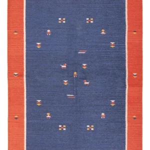 Kelim teppe - Trendy - 200 x 140 cm - flerfarget