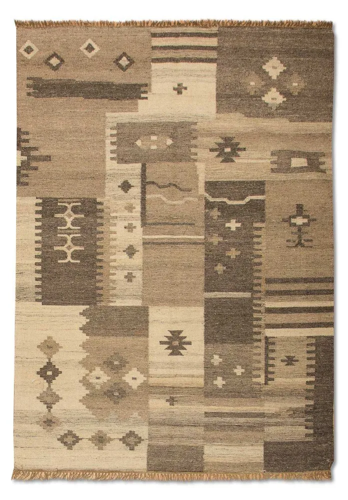 Kelim teppe - Trendy - 200 x 140 cm - flerfarget