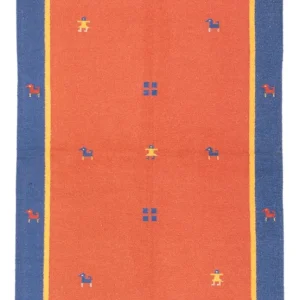 Kelim teppe - Trendy - 200 x 140 cm - flerfarget