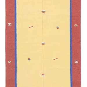 Kelim teppe - Trendy - 200 x 140 cm - gul