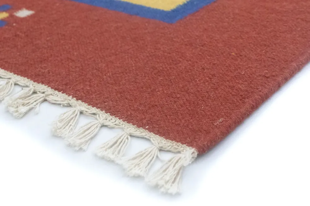 Kelim teppe - Trendy - 200 x 140 cm - gul