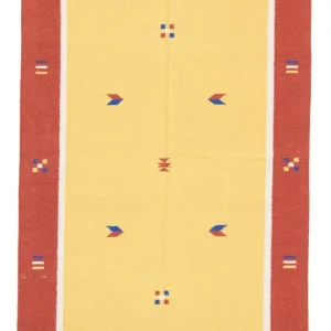 Kelim teppe - Trendy - 200 x 140 cm - gul