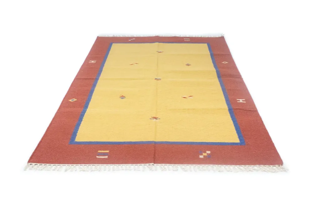 Kelim teppe - Trendy - 200 x 140 cm - gul