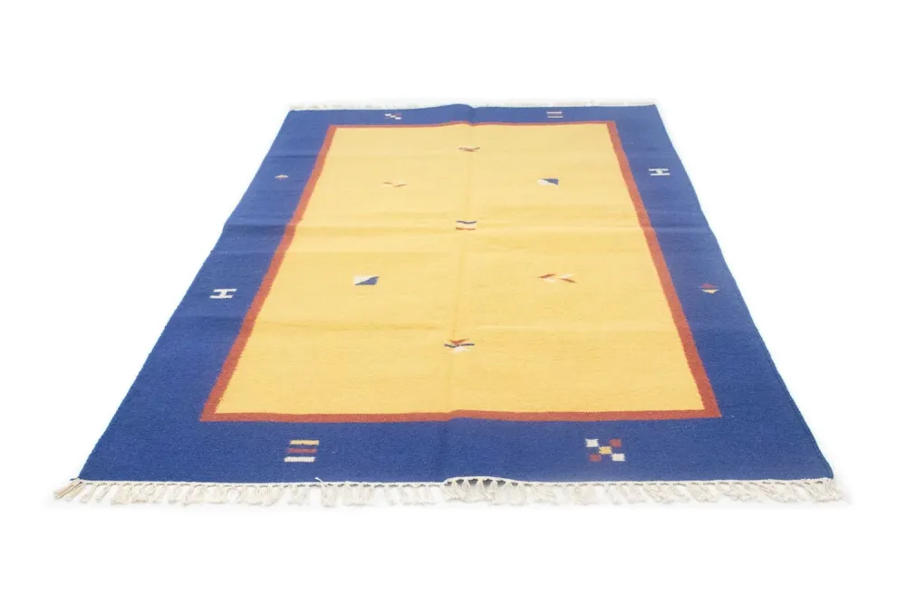 Kelim teppe - Trendy - 200 x 140 cm - gul
