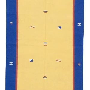 Kelim teppe - Trendy - 200 x 140 cm - gul