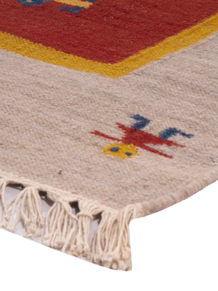 Kelim teppe - Trendy - 200 x 140 cm - karamell