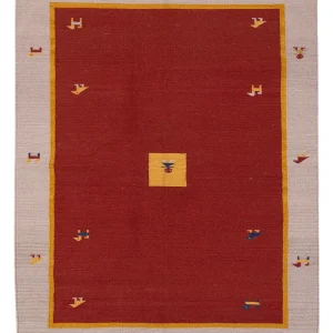 Kelim teppe - Trendy - 200 x 140 cm - karamell