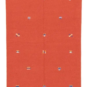 Kelim teppe - Trendy - 200 x 140 cm - oransje