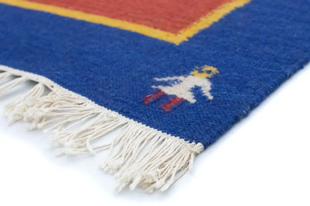 Kelim teppe - Trendy - 200 x 140 cm - oransje