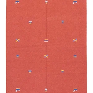 Kelim teppe - Trendy - 200 x 140 cm - oransje