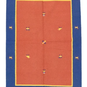 Kelim teppe - Trendy - 200 x 140 cm - oransje