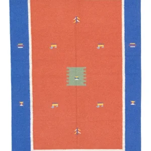 Kelim teppe - Trendy - 200 x 140 cm - oransje