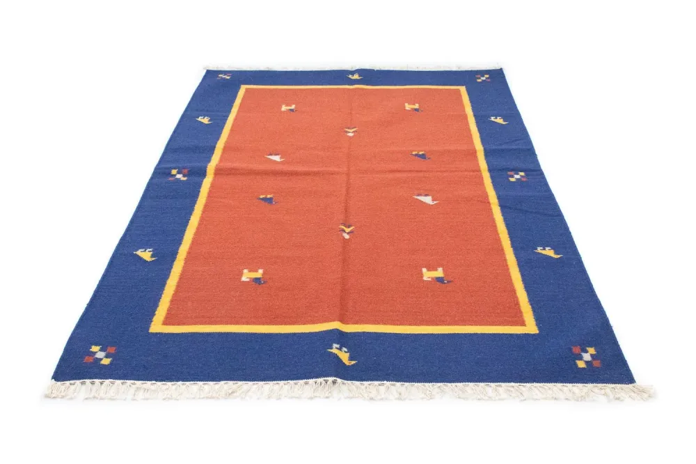 Kelim teppe - Trendy - 200 x 140 cm - oransje