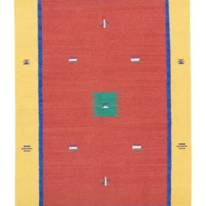 Kelim teppe - Trendy - 200 x 140 cm - oransje