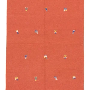 Kelim teppe - Trendy - 200 x 140 cm - oransje
