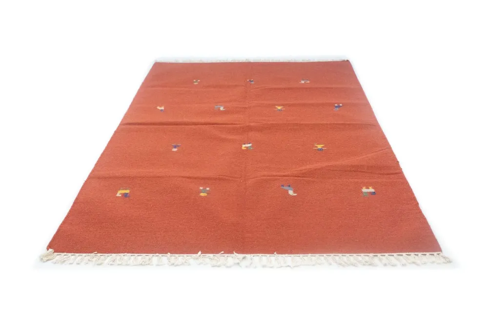 Kelim teppe - Trendy - 200 x 140 cm - oransje