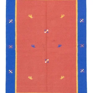 Kelim teppe - Trendy - 200 x 140 cm - oransje