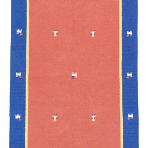 Kelim teppe - Trendy - 200 x 140 cm - oransje