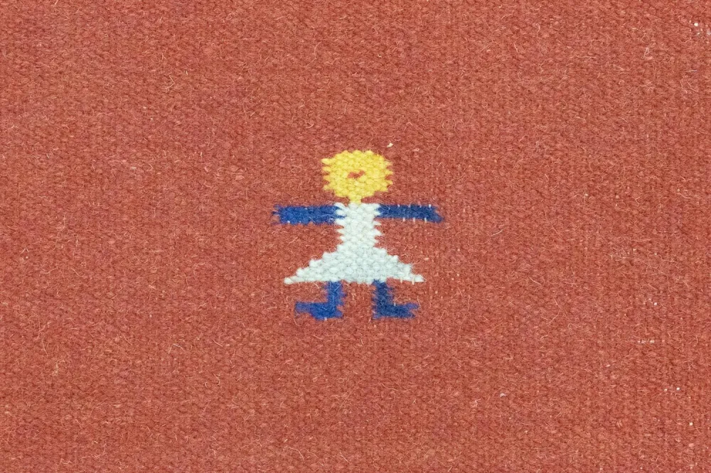 Kelim teppe - Trendy - 200 x 140 cm - oransje
