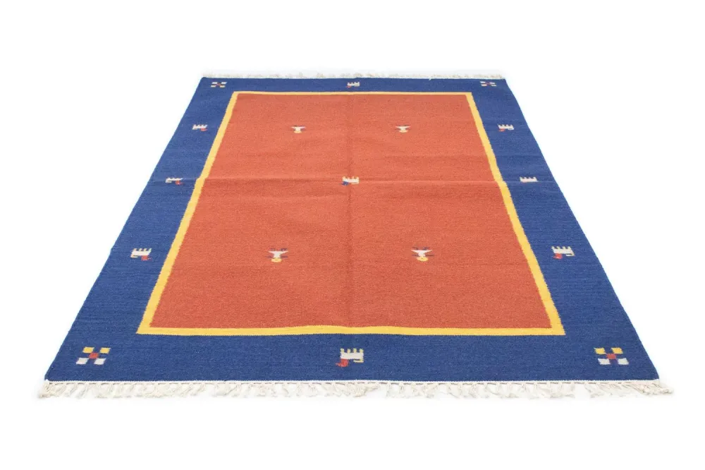 Kelim teppe - Trendy - 200 x 140 cm - oransje