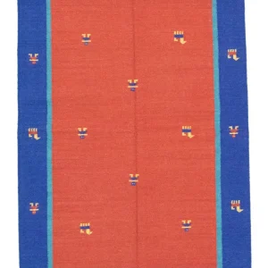 Kelim teppe - Trendy - 200 x 140 cm - oransje
