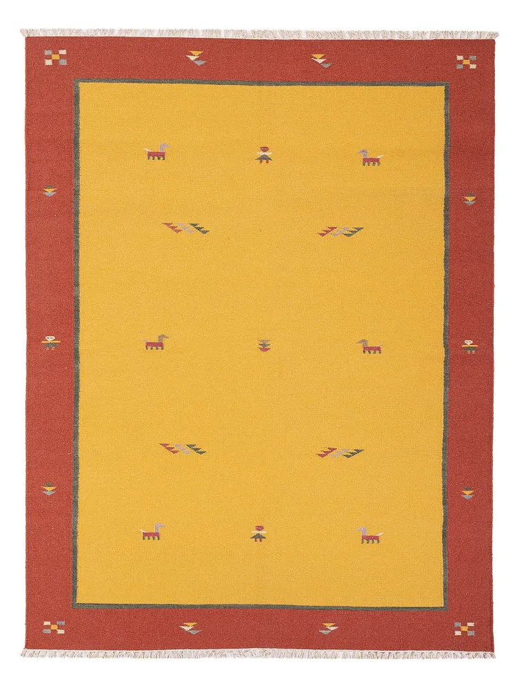 Kelim teppe - Trendy - 240 x 170 cm - karamell