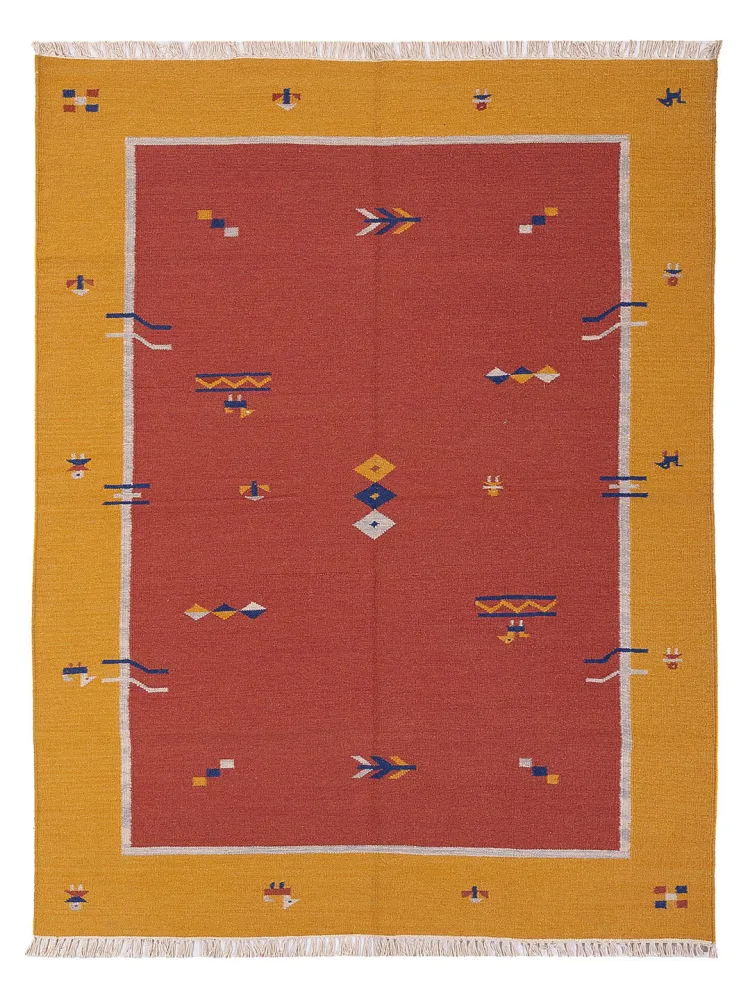 Kelim teppe - Trendy - 240 x 170 cm - karamell