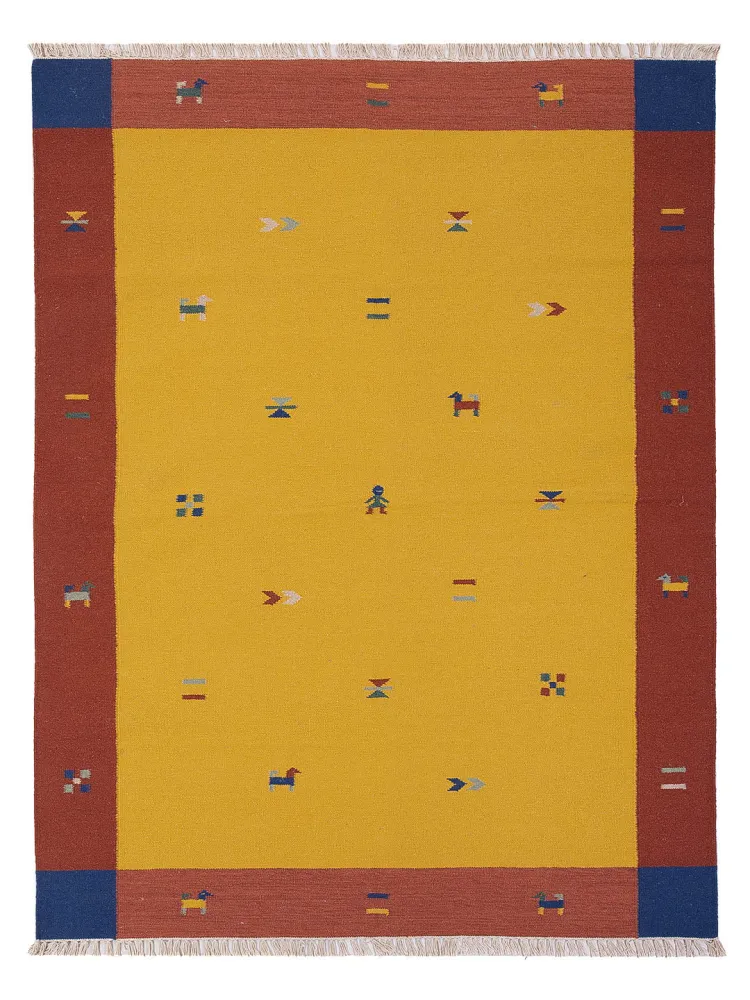 Kelim teppe - Trendy - 240 x 170 cm - karamell