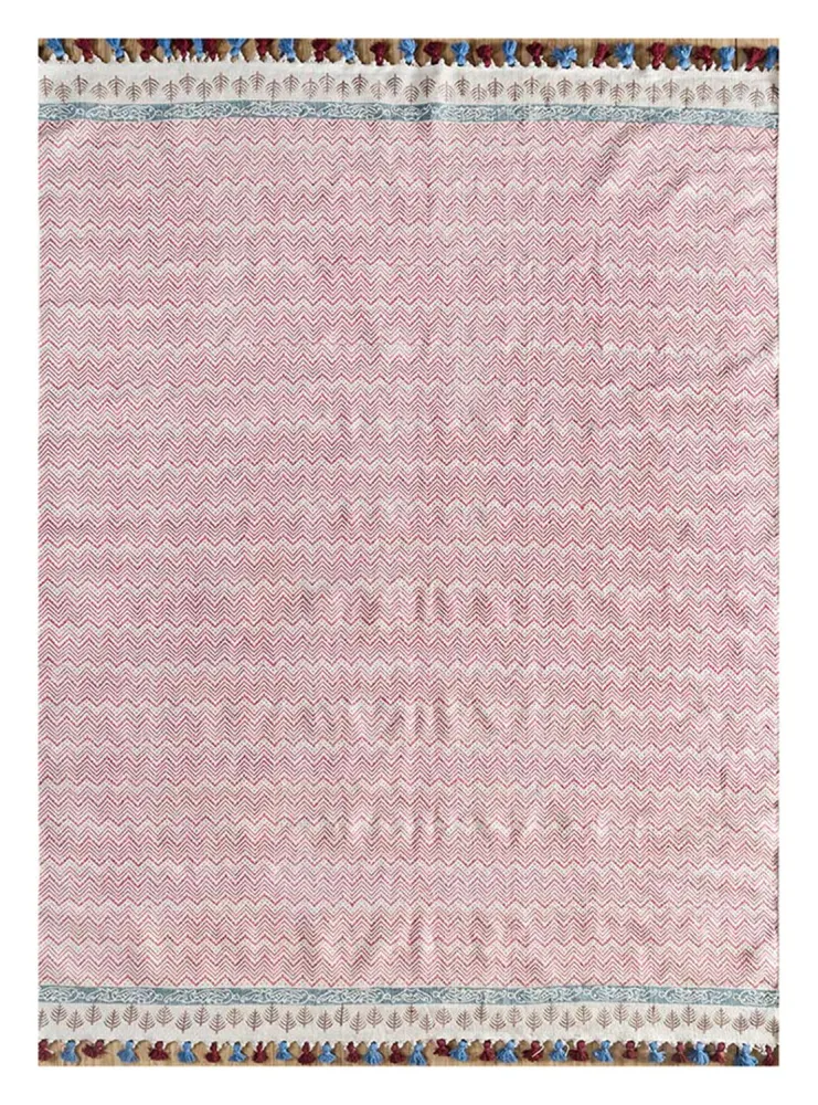 Kelim teppe - Trendy - 300 x 180 cm - rosa