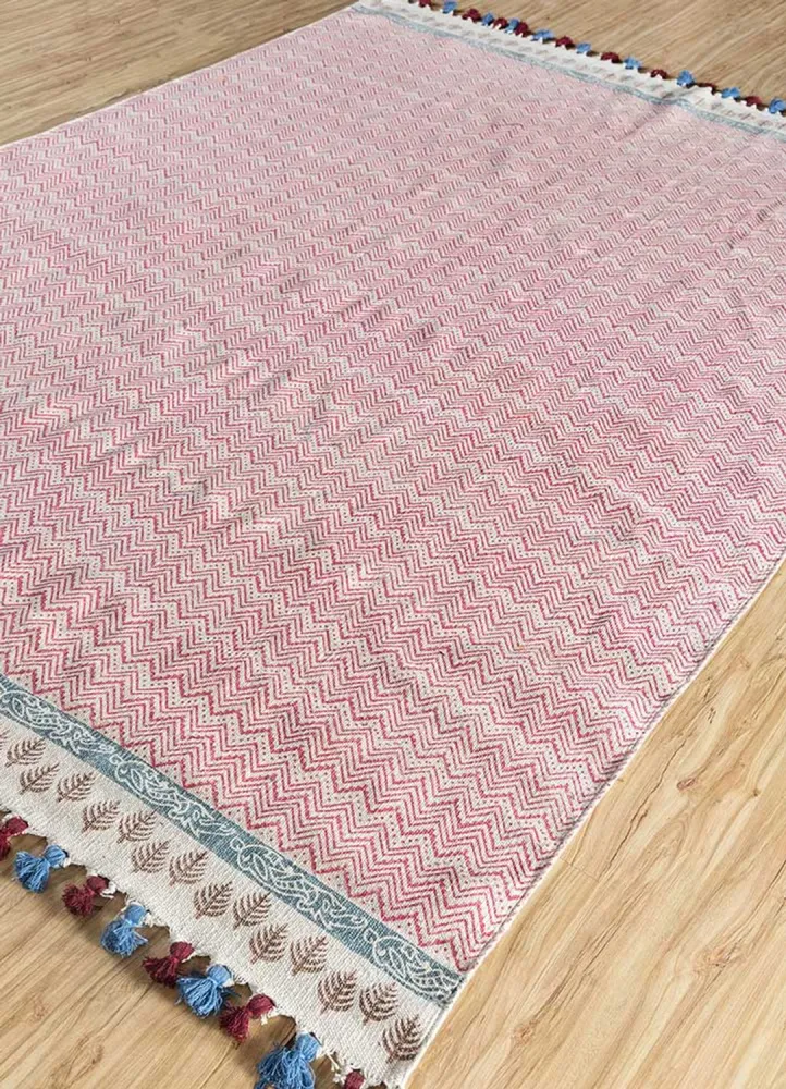 Kelim teppe - Trendy - 300 x 180 cm - rosa