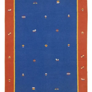 Kelim teppe - Trendy - 300 x 200 cm - blå